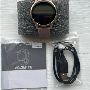 Garmin Vivoactive 4S- Pink- New and Never Used
